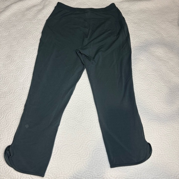Lululemon Athletica Gray and Green Track Pants with Relaxed Fit cotton blend - Picture 9 of 11